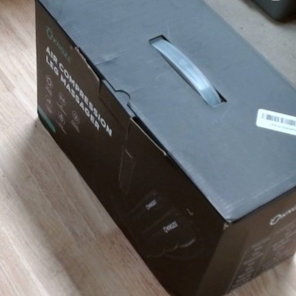 KNQZE Air Compression Leg Massager with Adjustable Pressure, 4-Zone Wrap — Porta - Picture 9 of 9